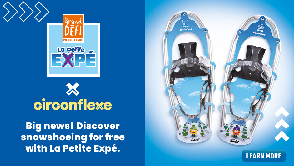 Big news! Discover snowshoeing for free with La Petite Expé