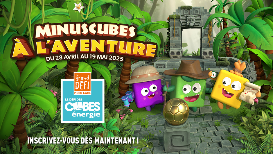 Défi des Cubes énergie - Minuscube à l'aventure